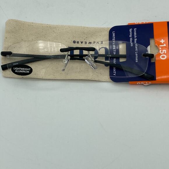 ICU Eyewear Stanford Reading Glasses Readers with Case 1.50 - Picture 9 of 12